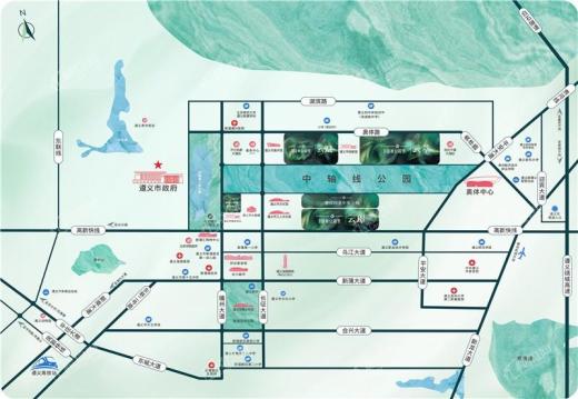 遵投·国著公园里位置图